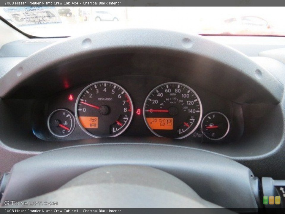 Charcoal Black Interior Gauges for the 2008 Nissan Frontier Nismo Crew Cab 4x4 #65756860