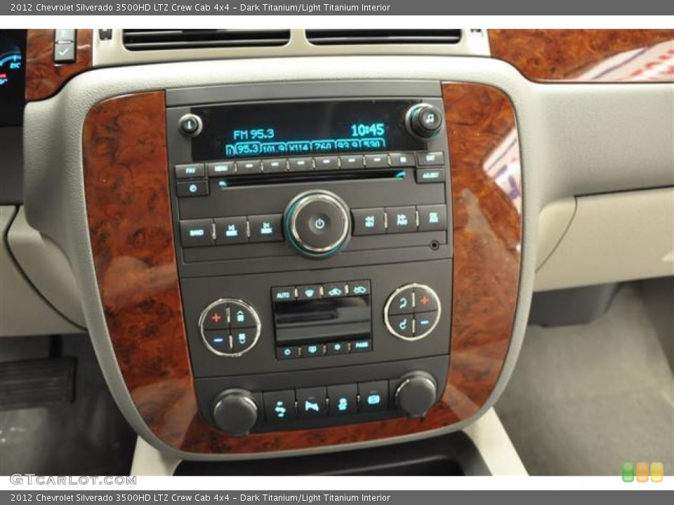 Dark Titanium/Light Titanium Interior Controls for the 2012 Chevrolet Silverado 3500HD LTZ Crew Cab 4x4 #65756863