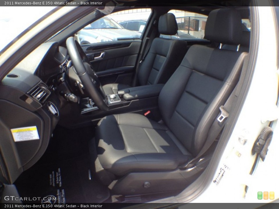 Black Interior Photo for the 2011 Mercedes-Benz E 350 4Matic Sedan #65757346