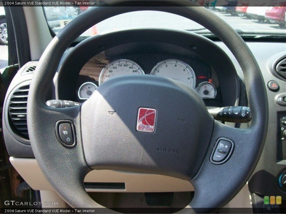 Tan Interior Steering Wheel for the 2004 Saturn VUE  #65758807