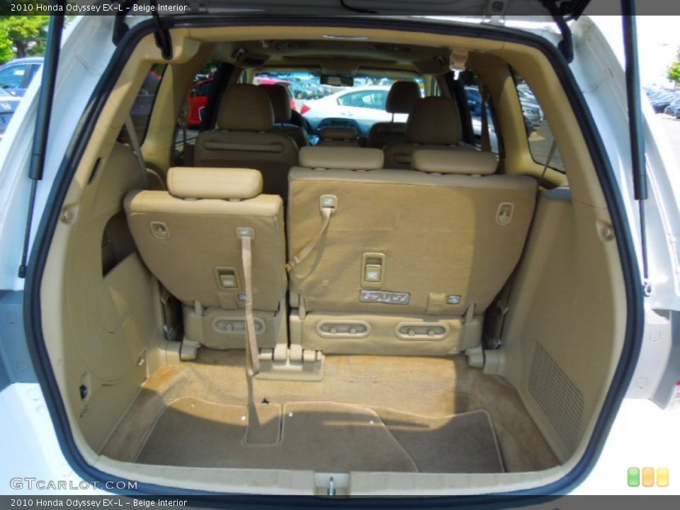 Beige Interior Trunk for the 2010 Honda Odyssey EX-L #65759068