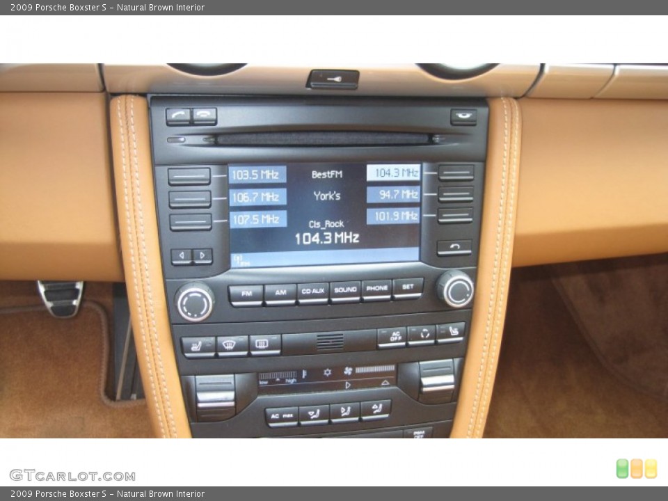 Natural Brown Interior Controls for the 2009 Porsche Boxster S #65760375