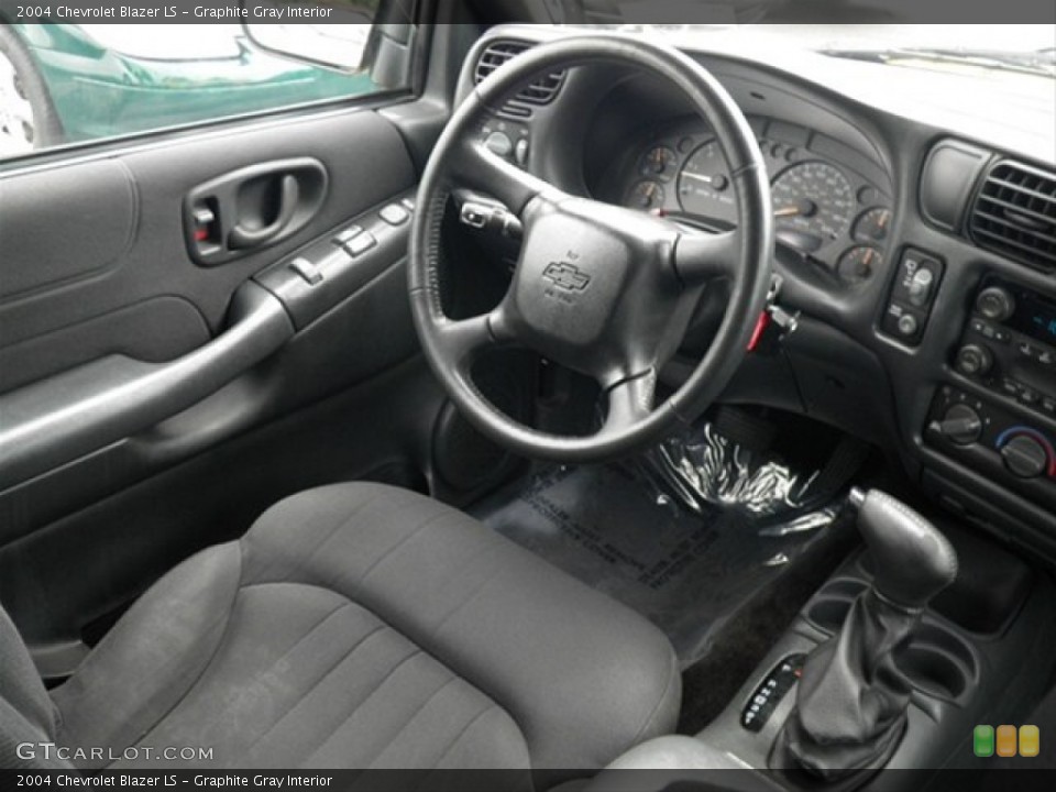 Graphite Gray Interior Dashboard for the 2004 Chevrolet Blazer LS #65763178