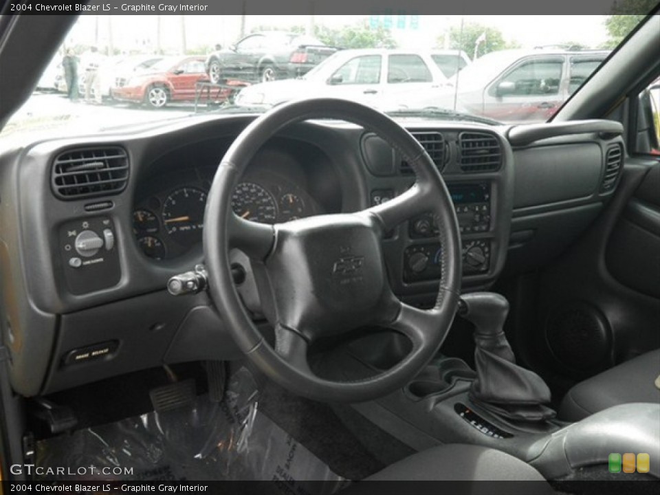 Graphite Gray Interior Dashboard for the 2004 Chevrolet Blazer LS #65763239