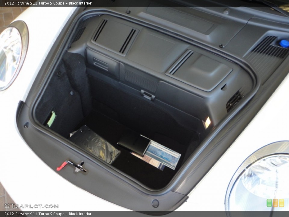 Black Interior Trunk for the 2012 Porsche 911 Turbo S Coupe #65765632