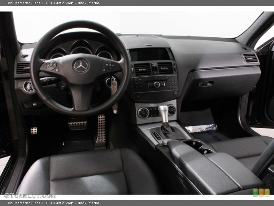 Black Interior Dashboard for the 2009 Mercedes-Benz C 300 4Matic Sport #65766508