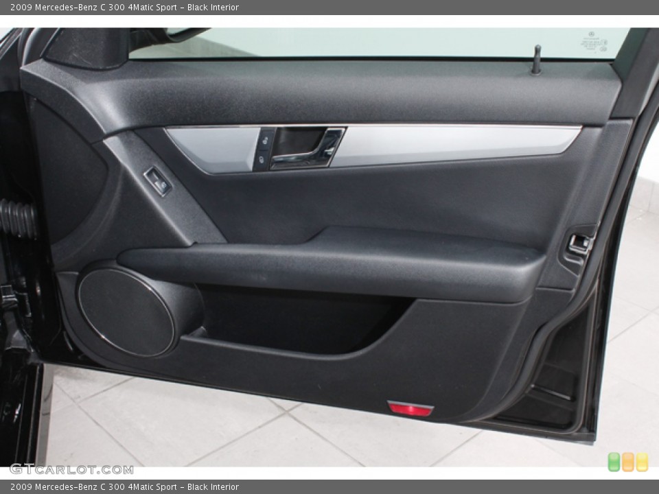 Black Interior Door Panel for the 2009 Mercedes-Benz C 300 4Matic Sport #65766562