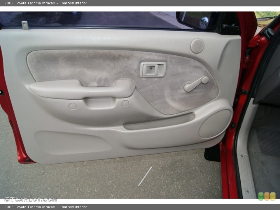Charcoal Interior Door Panel for the 2003 Toyota Tacoma Xtracab #65767054