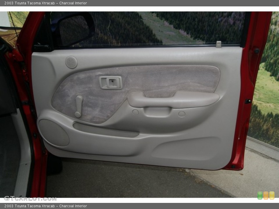 Charcoal Interior Door Panel for the 2003 Toyota Tacoma Xtracab #65767063