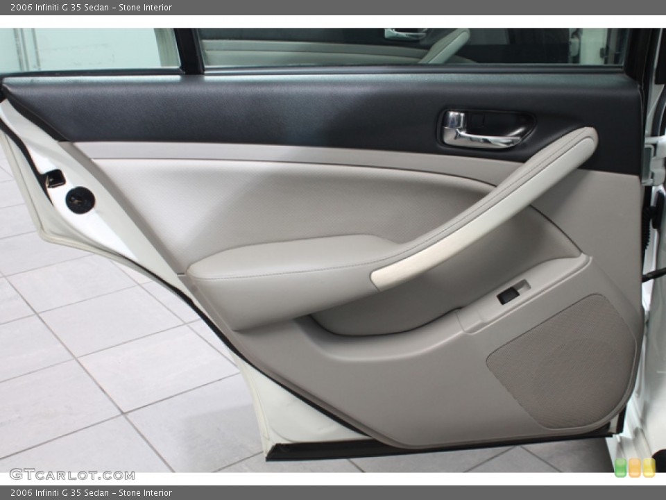 Stone Interior Door Panel for the 2006 Infiniti G 35 Sedan #65767438