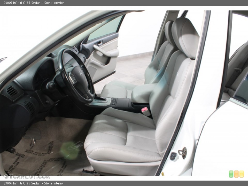 Stone Interior Front Seat for the 2006 Infiniti G 35 Sedan #65767465