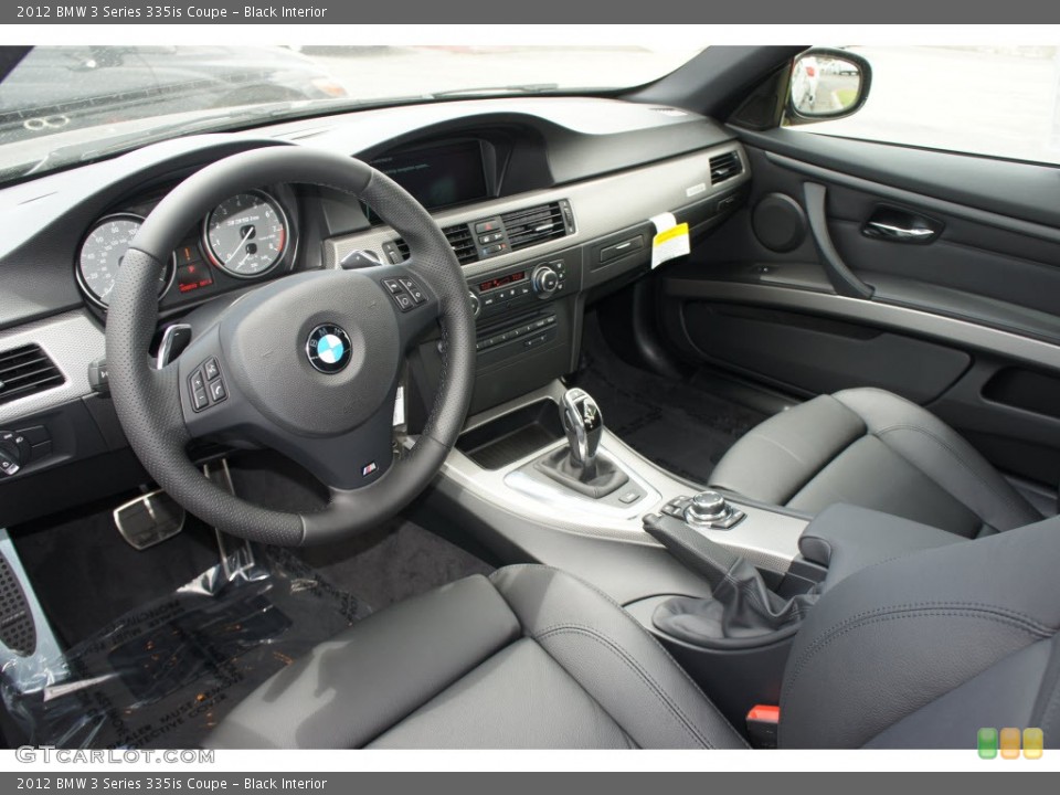Black Interior Prime Interior for the 2012 BMW 3 Series 335is Coupe #65768157