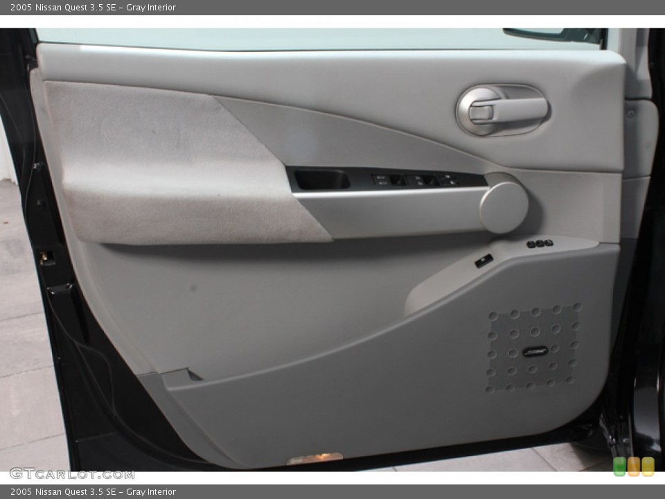 Gray Interior Door Panel for the 2005 Nissan Quest 3.5 SE #65768467