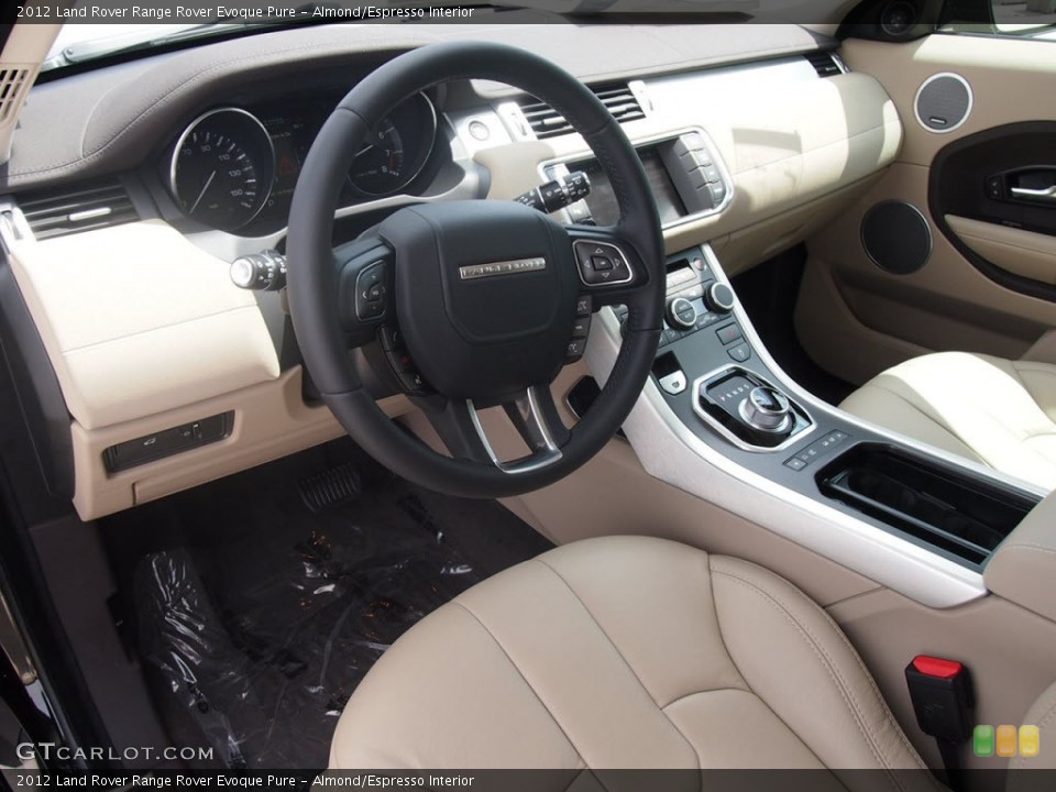 Almond/Espresso Interior Prime Interior for the 2012 Land Rover Range Rover Evoque Pure #65768539