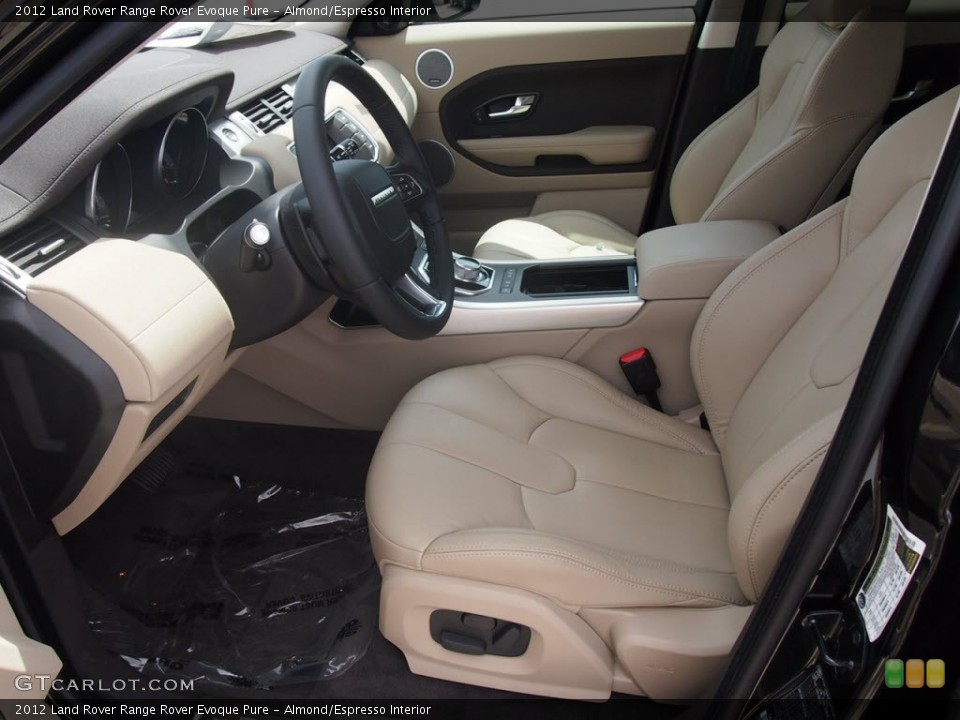 Almond/Espresso Interior Photo for the 2012 Land Rover Range Rover Evoque Pure #65768548