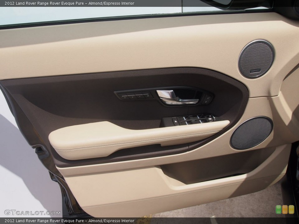 Almond/Espresso Interior Door Panel for the 2012 Land Rover Range Rover Evoque Pure #65768566