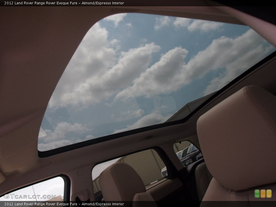 Almond/Espresso Interior Sunroof for the 2012 Land Rover Range Rover Evoque Pure #65768573