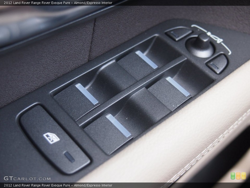 Almond/Espresso Interior Controls for the 2012 Land Rover Range Rover Evoque Pure #65768605