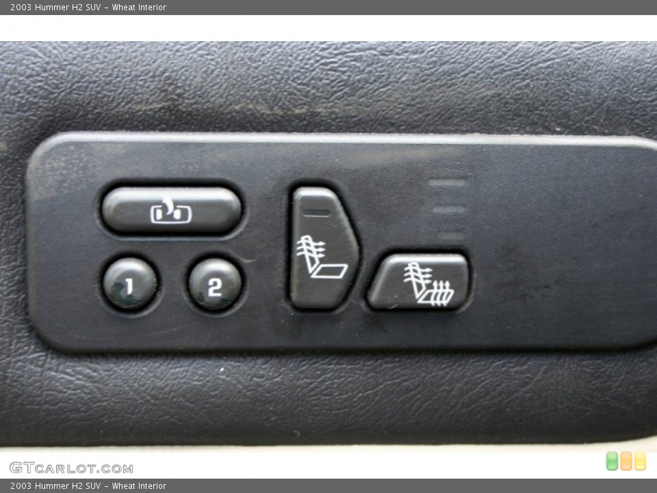 Wheat Interior Controls for the 2003 Hummer H2 SUV #65771497