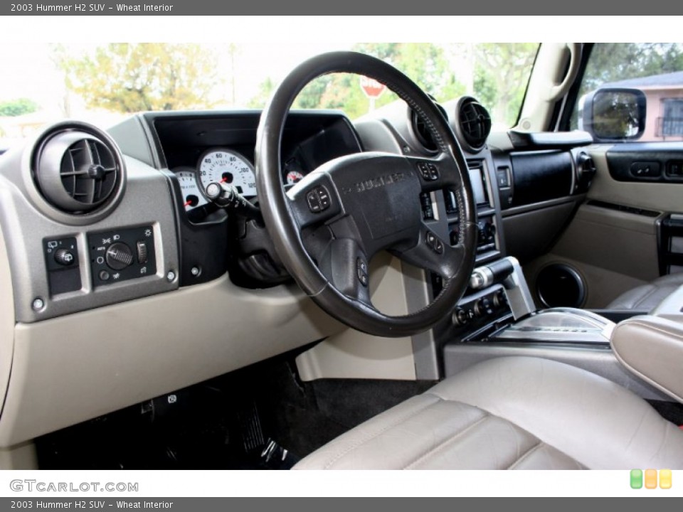 Wheat Interior Dashboard for the 2003 Hummer H2 SUV #65771536