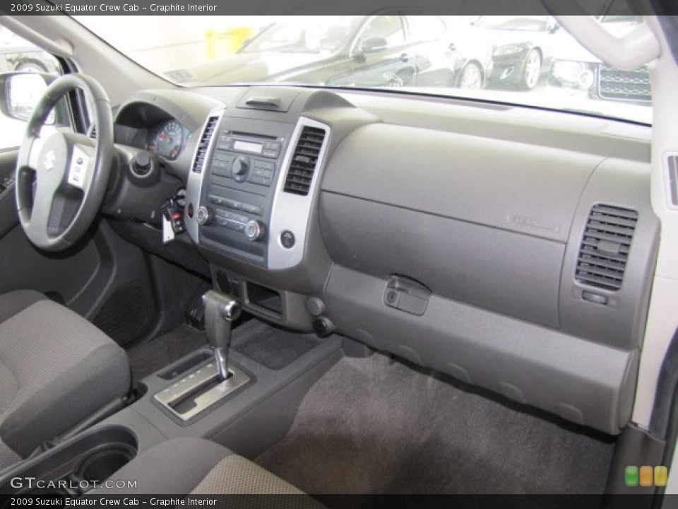 Graphite Interior Dashboard for the 2009 Suzuki Equator Crew Cab #65771884