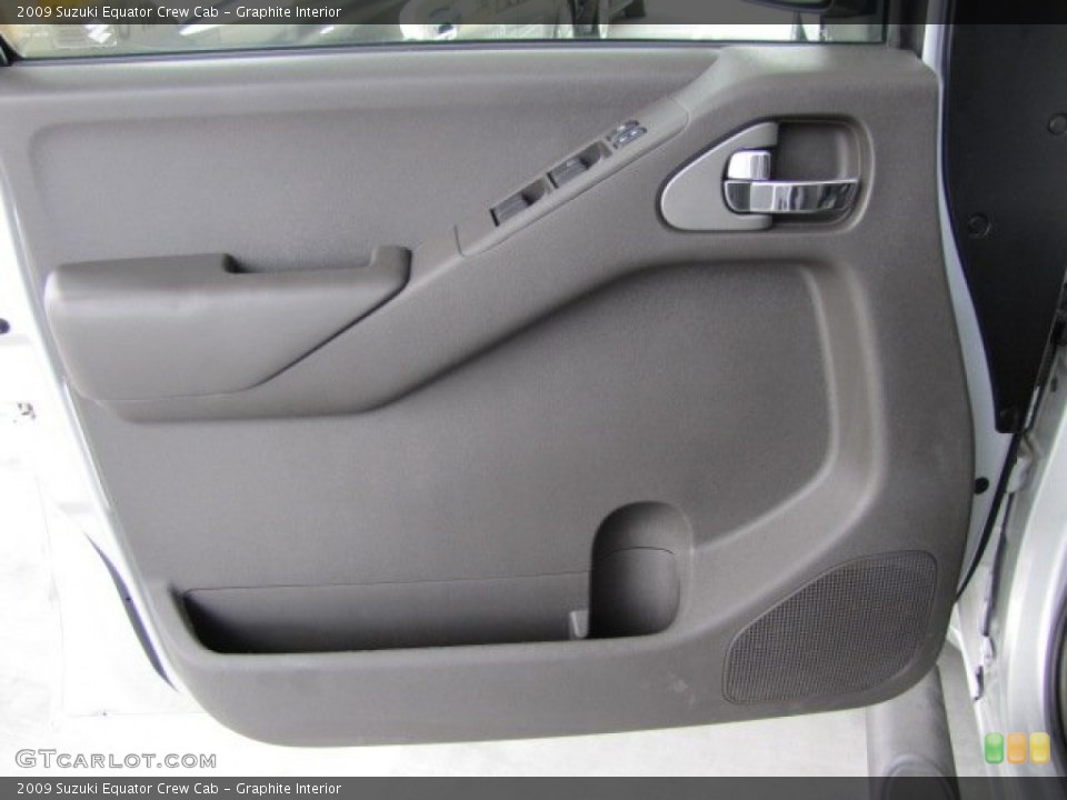 Graphite Interior Door Panel for the 2009 Suzuki Equator Crew Cab #65771938