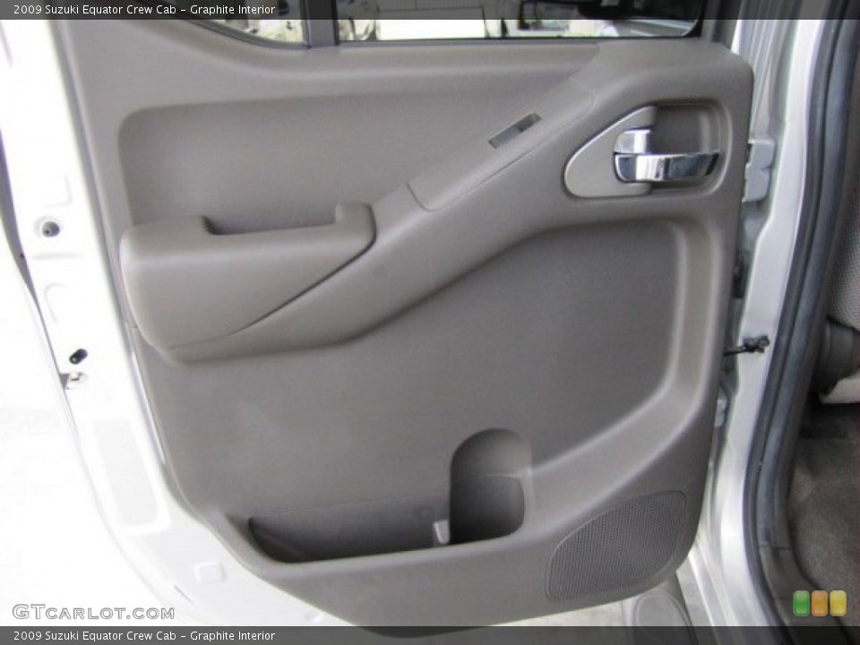 Graphite Interior Door Panel for the 2009 Suzuki Equator Crew Cab #65771944