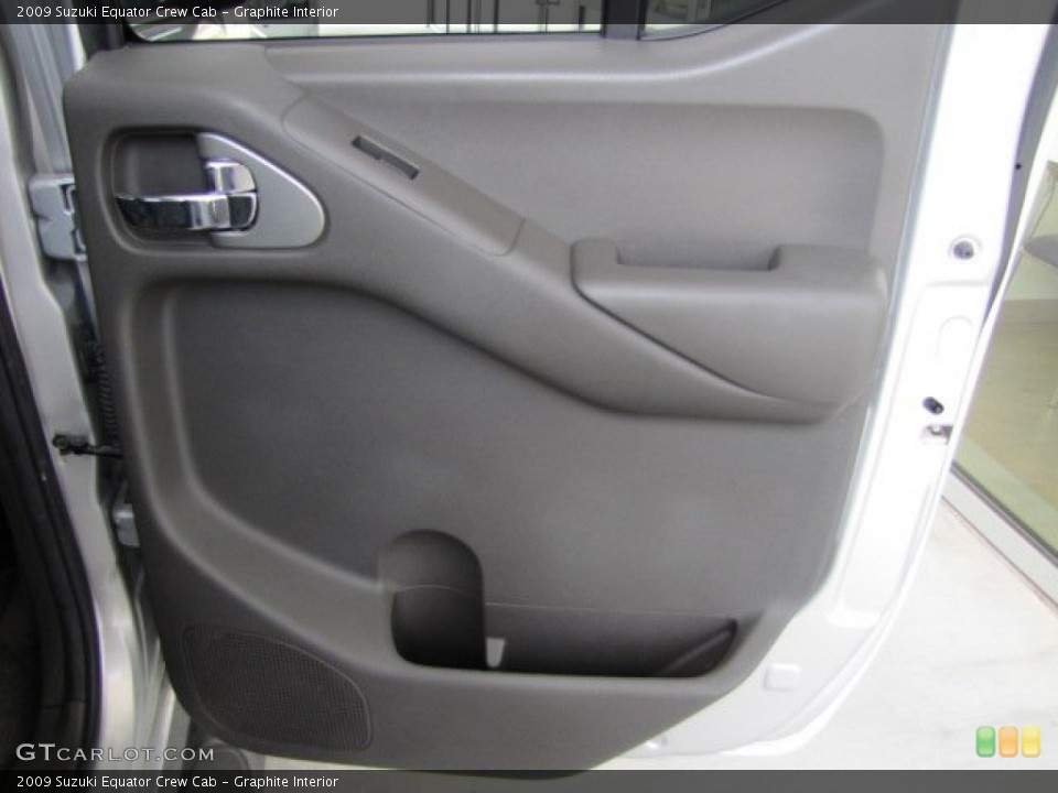 Graphite Interior Door Panel for the 2009 Suzuki Equator Crew Cab #65771959