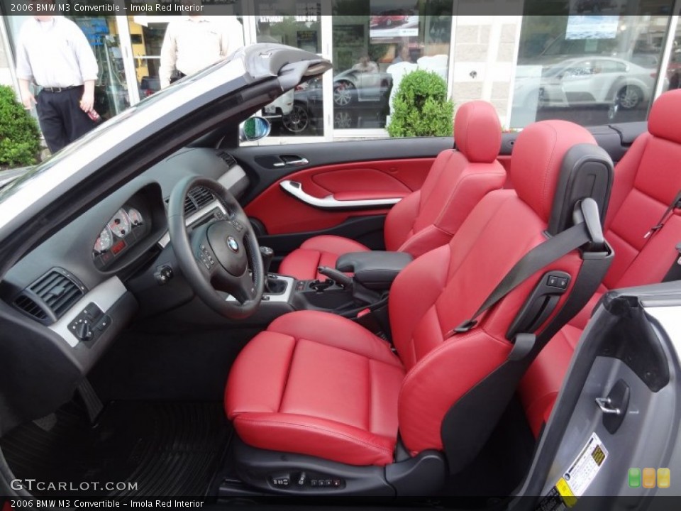 Imola Red Interior Photo for the 2006 BMW M3 Convertible #65773047