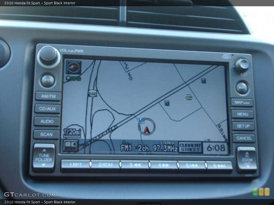 Sport Black Interior Navigation for the 2010 Honda Fit Sport #65773447