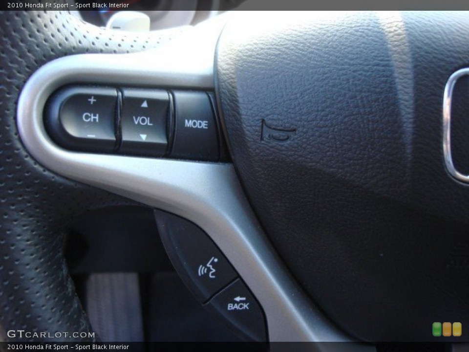 Sport Black Interior Controls for the 2010 Honda Fit Sport #65773468