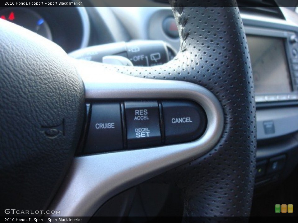Sport Black Interior Controls for the 2010 Honda Fit Sport #65773471