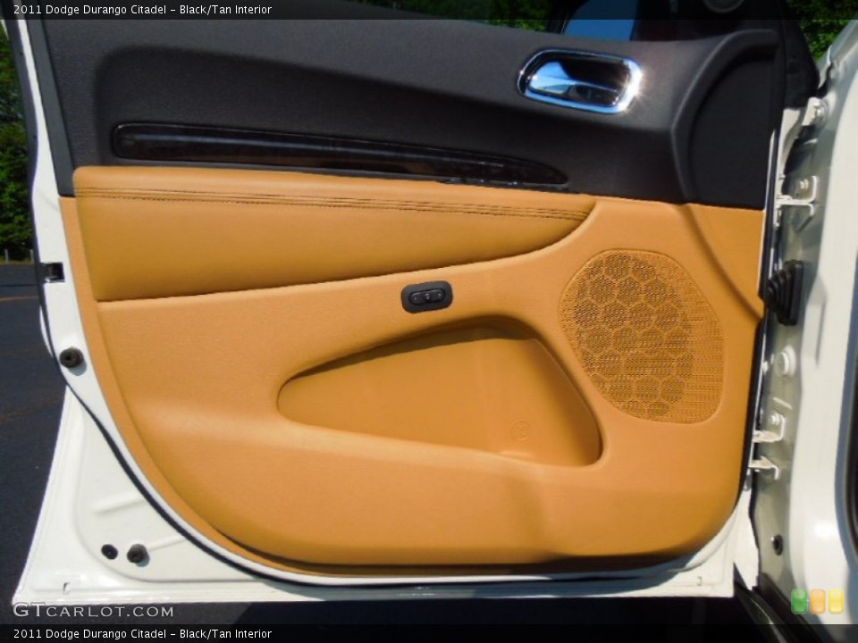 Black/Tan Interior Door Panel for the 2011 Dodge Durango Citadel #65775320