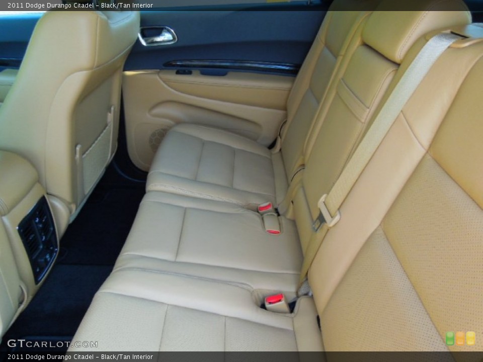 Black/Tan Interior Rear Seat for the 2011 Dodge Durango Citadel #65775371