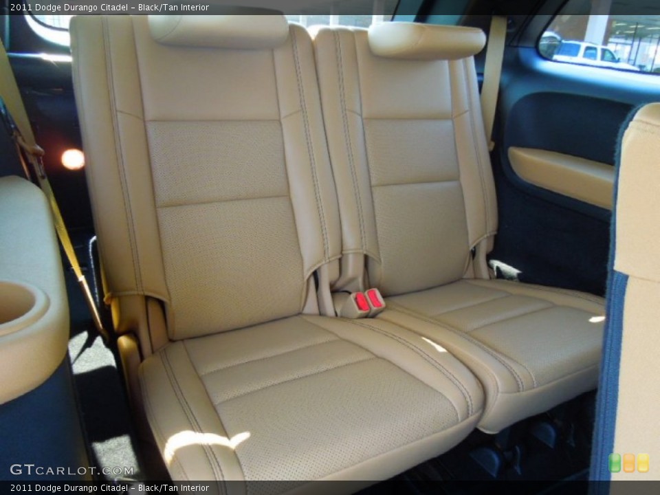 Black/Tan Interior Rear Seat for the 2011 Dodge Durango Citadel #65775423