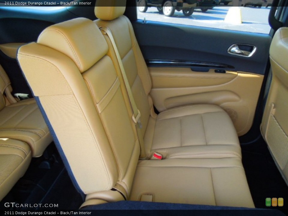Black/Tan Interior Rear Seat for the 2011 Dodge Durango Citadel #65775431