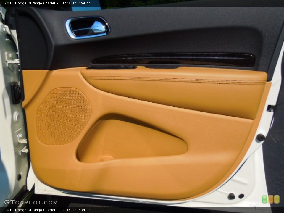 Black/Tan Interior Door Panel for the 2011 Dodge Durango Citadel #65775458
