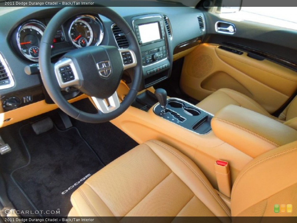 Black/Tan Interior Prime Interior for the 2011 Dodge Durango Citadel #65775485