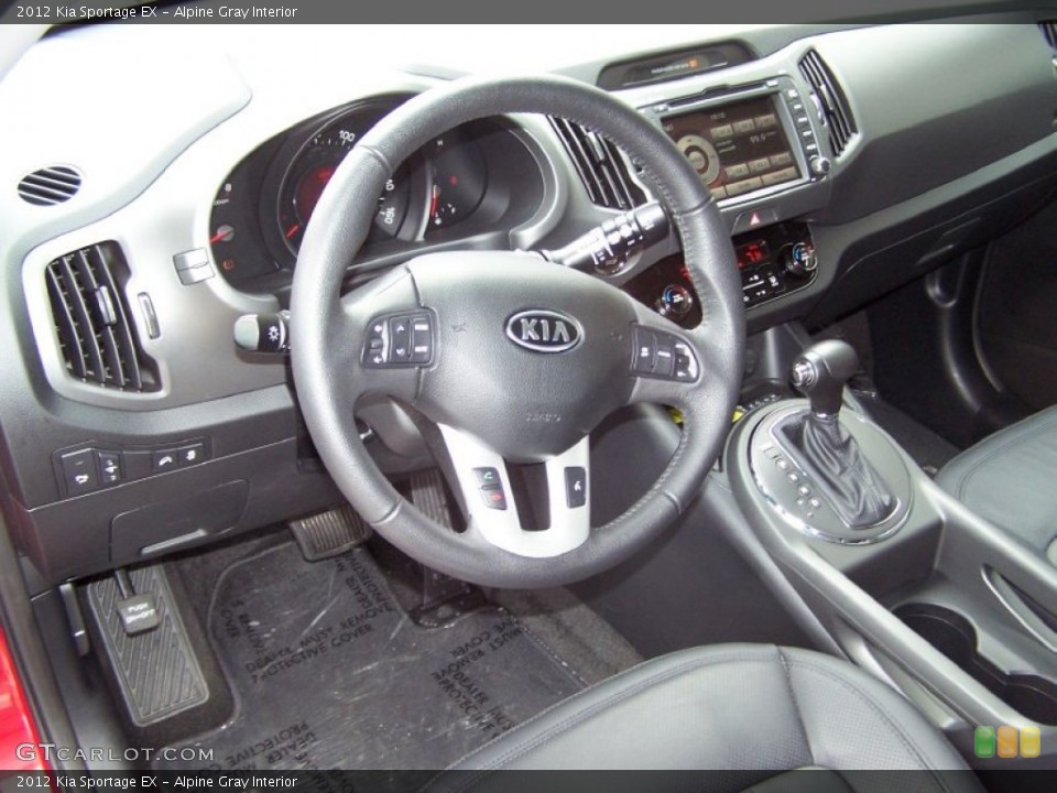 Alpine Gray Interior Dashboard for the 2012 Kia Sportage EX #65775527