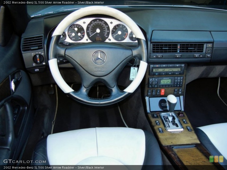 Silver/Black Interior Dashboard for the 2002 Mercedes-Benz SL 500 Silver Arrow Roadster #65775842