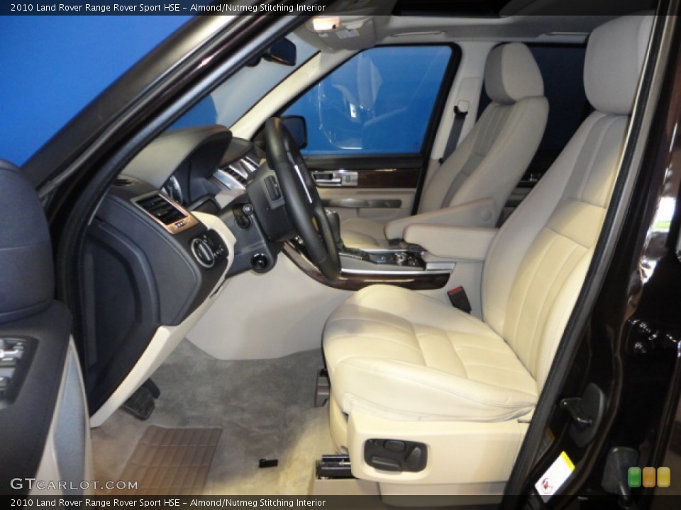 Almond/Nutmeg Stitching Interior Photo for the 2010 Land Rover Range Rover Sport HSE #65779016