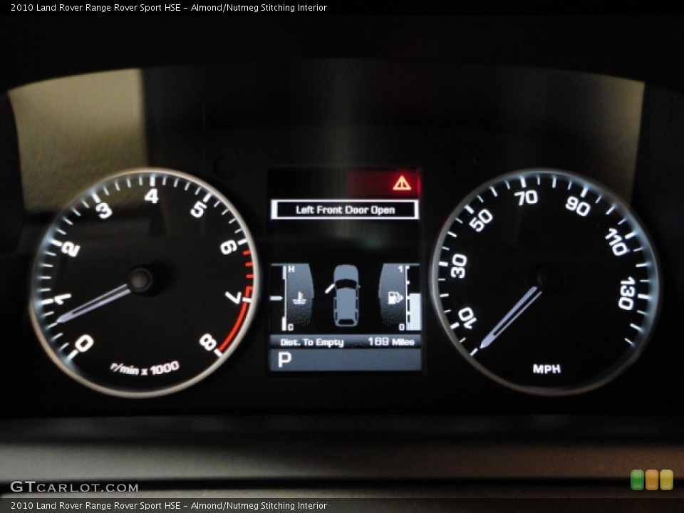 Almond/Nutmeg Stitching Interior Gauges for the 2010 Land Rover Range Rover Sport HSE #65779042