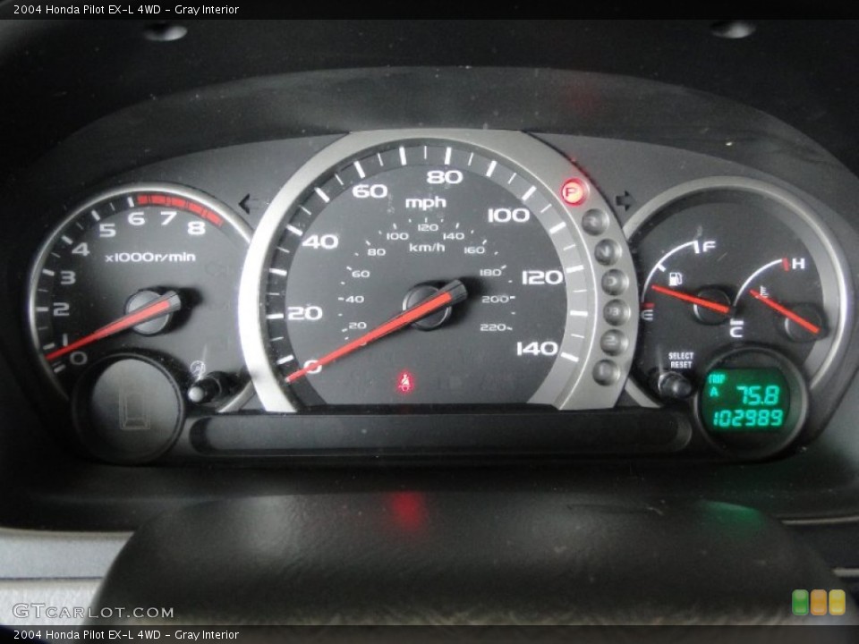 Gray Interior Gauges for the 2004 Honda Pilot EX-L 4WD #65779889