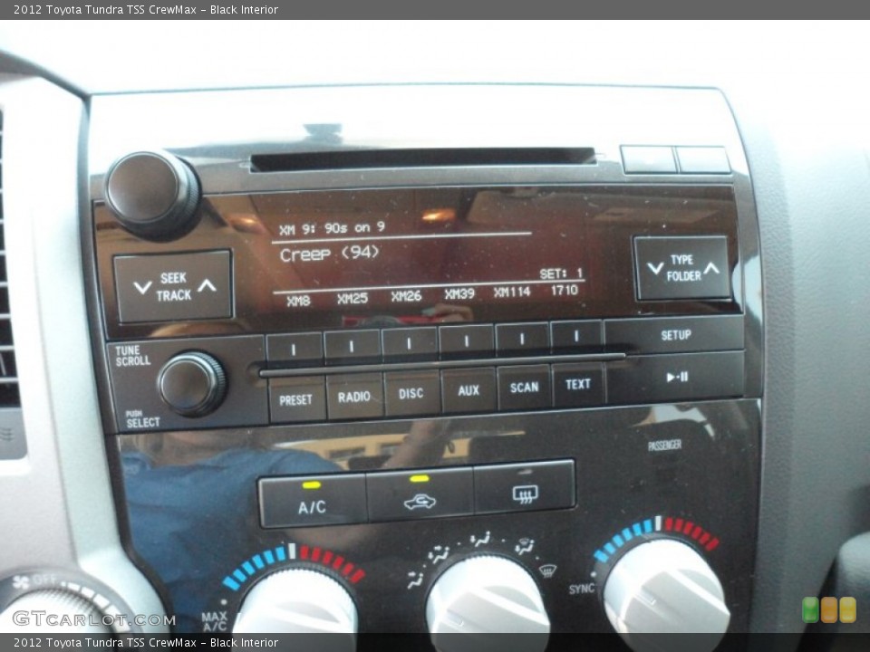 Black Interior Controls for the 2012 Toyota Tundra TSS CrewMax #65780993