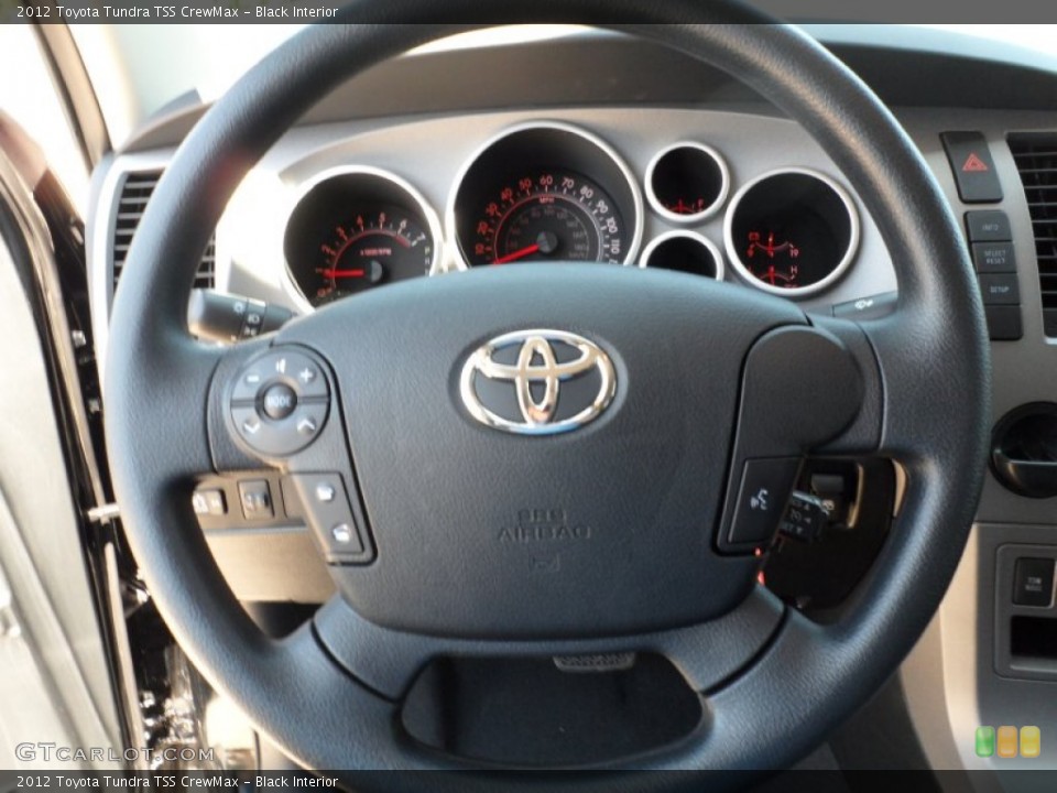 Black Interior Steering Wheel for the 2012 Toyota Tundra TSS CrewMax #65781012