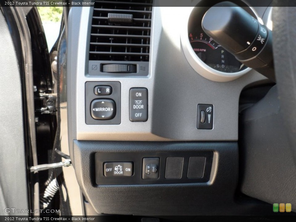 Black Interior Controls for the 2012 Toyota Tundra TSS CrewMax #65781029