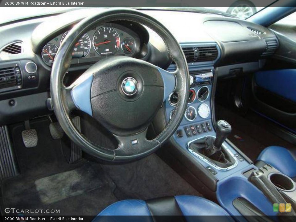 Estoril Blue Interior Dashboard for the 2000 BMW M Roadster #6578136