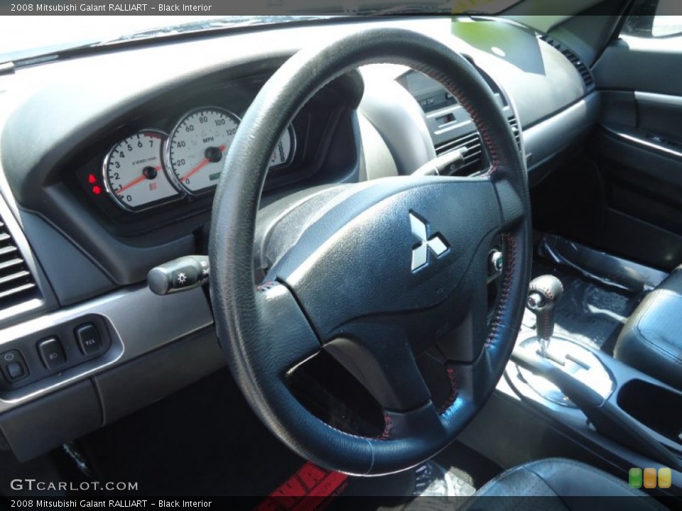 Black Interior Steering Wheel for the 2008 Mitsubishi Galant RALLIART #65781521