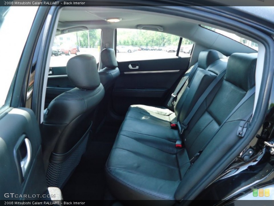 Black Interior Rear Seat for the 2008 Mitsubishi Galant RALLIART #65781551