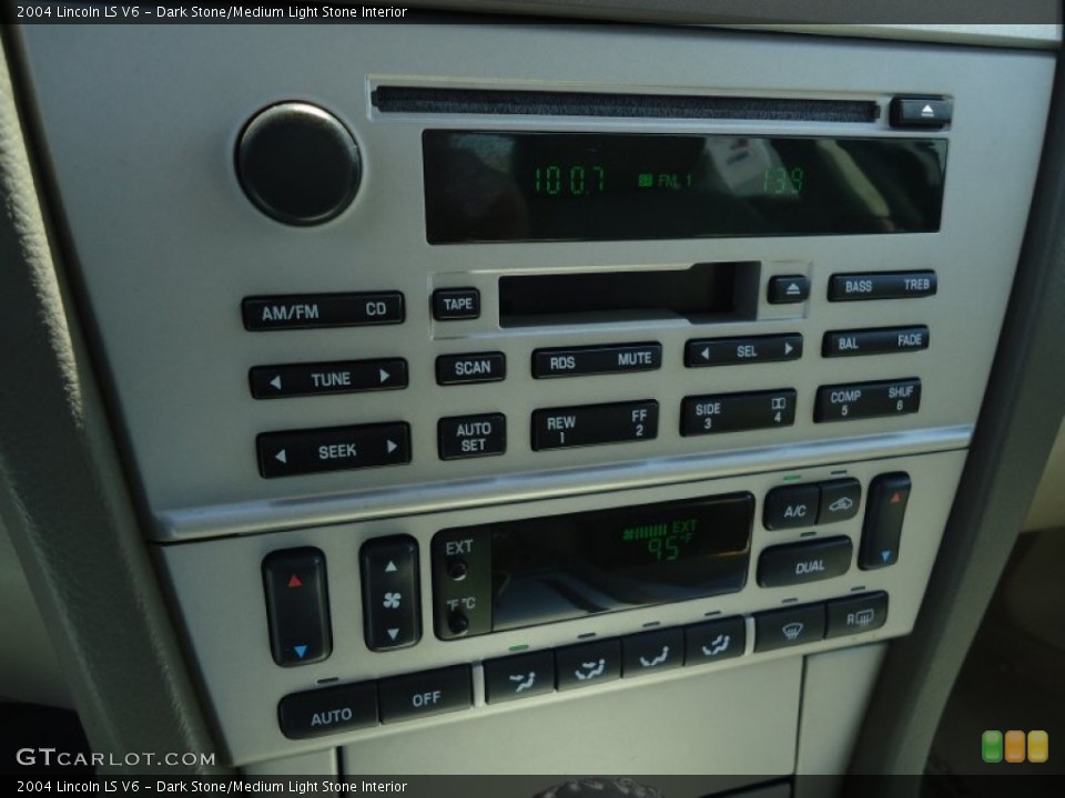 Dark Stone/Medium Light Stone Interior Controls for the 2004 Lincoln LS V6 #65781818